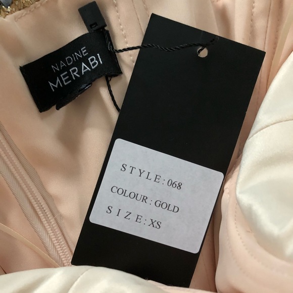 Gold Sequin Cocktail Dress NWT - Picture 4 of 8